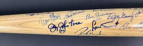 Mickey Mantle Aláírt Bat Yankees Baseball HOF Derek Jeter Autogramot 34 Szigma SZÖVETSÉG - Dedikált MLB Denevérek