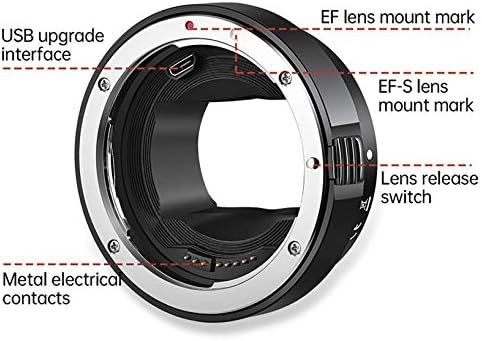Objektív Adapter Canon EF/EF-S Objektív: Sony E-Mount Kamera, autofókusz Objektív Átalakító Gyűrű Canon EF/EF-S Objektív Sony tükör