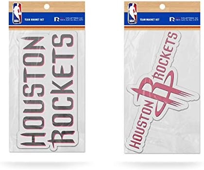 NBA Houston Rockets 2-Pack Meghalni Vágott Csapat Logó Mágnes Szett