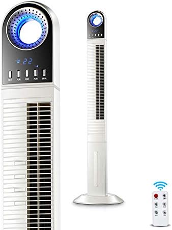 ZPEE Led Távirányító Bladeless Ventilátor,3 Sebesség Oszcilláló Légkondicionáló, Ventilátor,a Negatív Ionok a Levegő Tisztább Levegő Hűvösebb