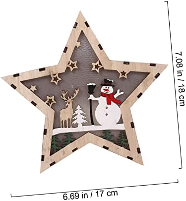 Homoyoyo Ragyogás Kabin Betlehemes Dekoráció Házhoz Ajándék Karácsonyi Ajándék Karácsonyi Asztal Dísze Dekoráció Ragyogó Csillag