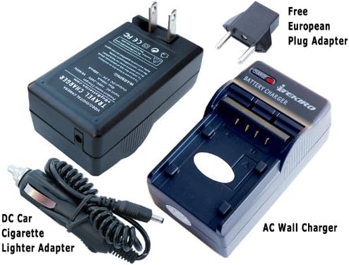iTEKIRO Fali DC Autó Akkumulátor Töltő Készlet Panasonic Lumix DMC-FZ7EF-S + iTEKIRO 10-in-1 USB Töltő Kábel