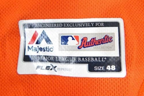 2013-19 Houston Astros 53 Játék Használt Narancssárga Mez Névleges Eltávolított 48 DP25521 - Játék Használt MLB Mezek