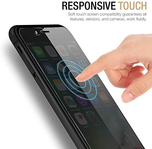 uShield Adatvédelmi képernyővédő fólia Apple iPhone 8 / iPhone 7/ iPhone SE 2020-ra (Telepítés Keret) Edzett Üveg kijelző