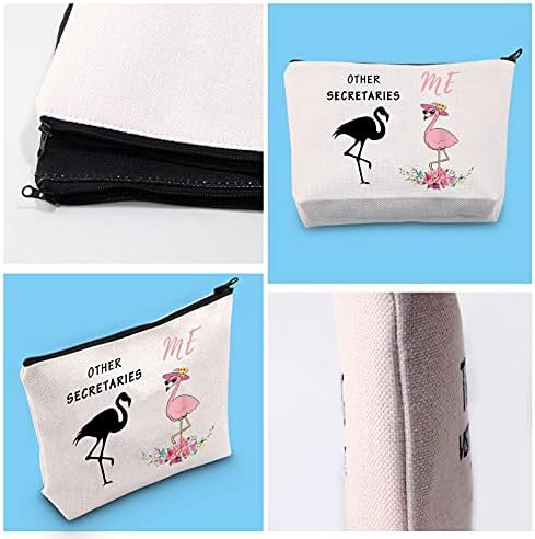 GJTIM Titkár Smink Táska Titkár Ajándék Nőknek Flamingo Másik Titkárnője Nekem Utazási Smink Táska (Más Titkárnők Nekem)