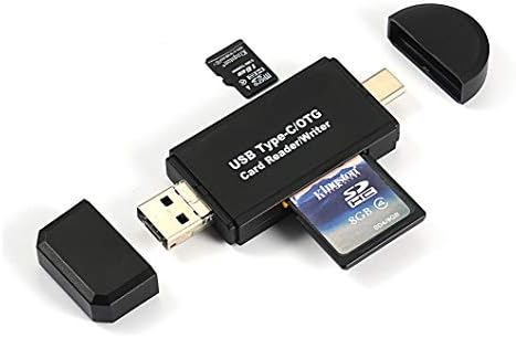 USB Cardreader 3 az 1-ben Micro USB-C Típusú Hordozható Memóriakártya-Olvasó, illetve az SD/TF Kártya Adapter OTG Funkció PC & Laptop & Okos