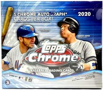 2020 Topps Chrome MLB Baseball JUMBO box (12 pks/bx)