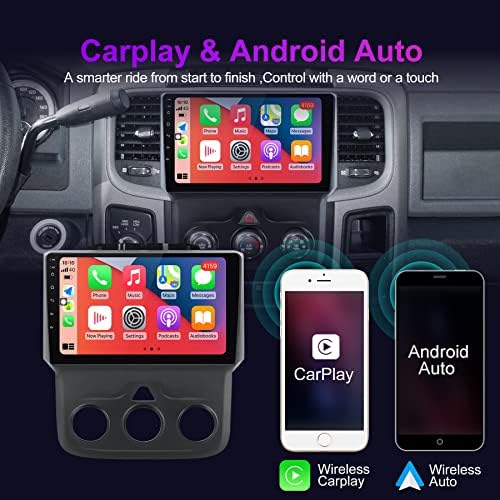 Autó Rádió Sztereó Dodge Ram 2013-2018 1500 2500 3500, Android 11 fejegység érintőképernyő Beépített Apple Carplay Andriod Auto DSP