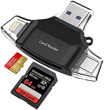 BoxWave Smart Modul Kompatibilis HT T80 (Smart Modul által BoxWave) - AllReader SD Kártya Olvasó, microSD Kártya Olvasó SD-Kompakt USB
