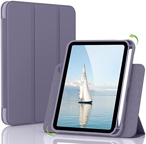 JKSML Levehető Mágneses iPad Mini 6. (8.3 Inch, 2021) Esetében, tolltartó[Támogatást Ceruza 2nd Gen Charging], Auto Wake/Sleep,Tri-fold