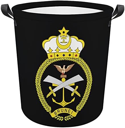 Brunei Zászló, Embléma Szennyes Kosár Összecsukható Magas Szennyestartót fogantyúval Tároló Táska