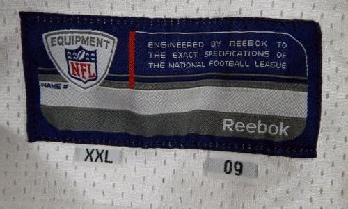 2009-ben a San Francisco 49ers 97 Játék Kiadott Fehér Gyakorlat Jersey 2XL DP47082 - Aláíratlan NFL Játék Használt Mezek
