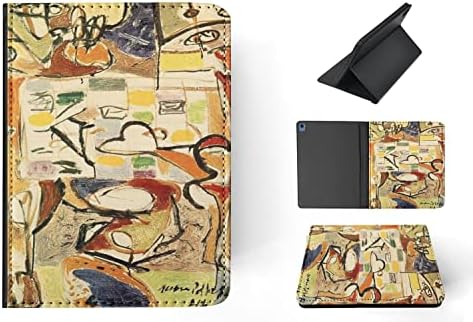Jackson Pollock - A Tea Csésze Művészet Festék FLIP Tabletta ESETBEN Fedezi az Apple IPAD AIR (2020) (4. GEN) / IPAD AIR (2022)