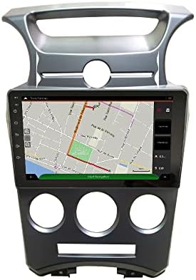 Android 10 Autoradio Autós Navigációs Sztereó Multimédia Lejátszó, GPS, Rádió, 2.5 D érintőképernyő forKIA carens 2007-2011