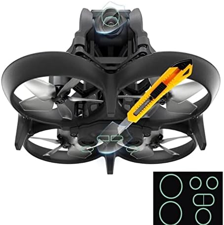 HD Optikai Üveg Védőfólia Buborékok-Ingyenes Drón Üveg Védőfólia Meghatározott DJI Avata Drón