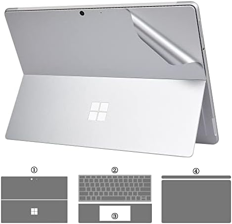 xisiciao Bőr Matrica a Surface Pro 9(Microsoft 2022 Megjelent), 13 Hüvelykes Vissza Matrica, Ultra-Vékony Vinil Dekoratív Laptop
