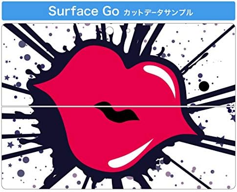 igsticker Matrica Takarja a Microsoft Surface Go/Go 2 Ultra Vékony Védő Szervezet Matrica Bőr 000847 Illusztráció Ajak