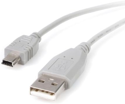 StarTech.com 10 ft. (3 m) USB-Mini USB Kábel - USB 2.0 A-Mini B - Szürke - Mini USB Kábel (USB2HABM10) Szürke