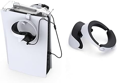 VicRole VR Tartozékok A Konzol Tiszta Állvány + Adatkezelő Jogosult a PS VR2 Fülhallgató Értelemben Vezérlő, 2 az 1-ben Mágneses Gyors