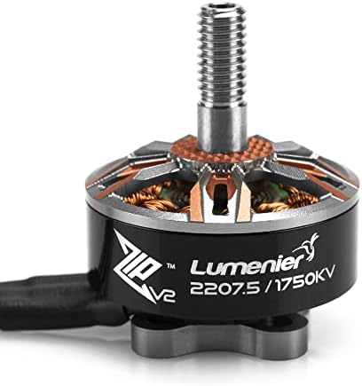 Lumenier Zip V2 2207.5 Motor - 1750KV/2500KV - 2500kv - Fekete