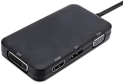 XXXDXDP 4-in-1 USB-C 3.1 Típus C DP-DVI 4K-s VGA Többportos Kábel Átalakító Adapter