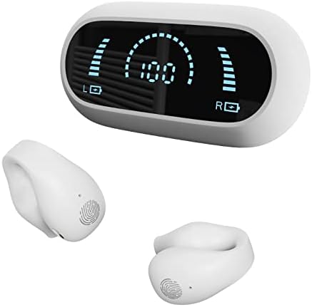 GANUO Nyitott Fejhallgató,Vezeték nélküli Bluetooth-Fülhallgató,Sport Fülhallgató,Bluetooth 5.2 Clip-on Fülhallgató,32 Óra Játékidő