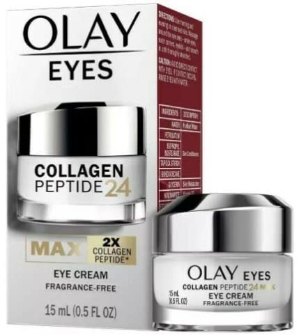 Olay Szem Kollagén Peptid 24 MAX Illatanyag-Mentes Eye Cream - 0.5 oz.