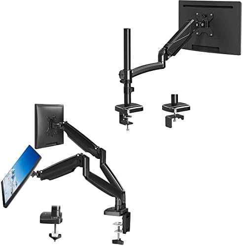 MOUNTUP Ultrawide Dual Monitor Desk Mount & Egyetlen Monitor Állvány Csomag