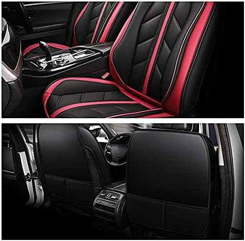 Luxus Autó üléshuzatok Alkalmas Terep 2020 5-Ülések Teljes Készlet Bőr Gépjármű párnahuzat, Vízálló Ülés Védő MH33 piros