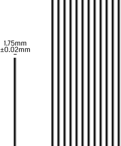 SainSmart PRO-3 gubancmentes Prémium 1.75 mm PETG 3D-s Nyomtató Végtelen, Fekete PETG, 2.2 KG (1KG) Orsó, méretpontosság