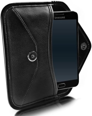 BoxWave Esetben Kompatibilis Nokia 2.2 (a bíróság által BoxWave) - Elite Leather Messenger, Táska, műbőr tok Boríték Design,