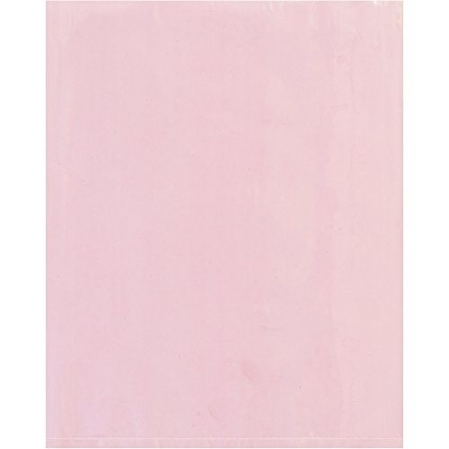 2 x 4, 2 Millió (1000/Eset) Rózsaszín antisztatikus Lapos, Nyitott tetejű Műanyag Poli Táskák