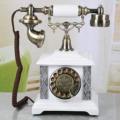 WALNUTA Design, Antik Telefon - Tárcsás Telefon - Vezetékes Retro Telefon - Vintage Dekoratív Telefonok (Szín : B)
