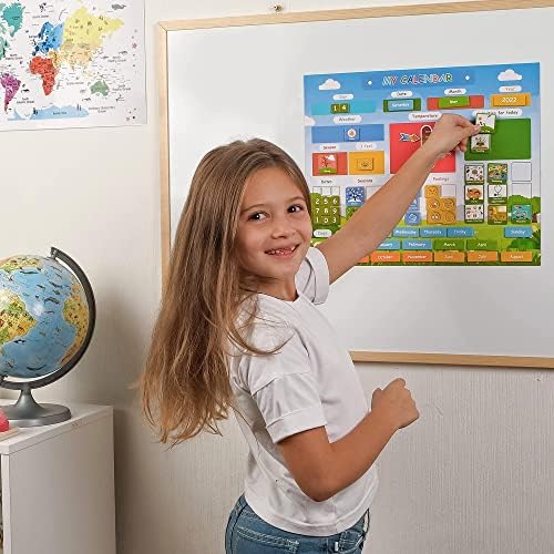 Egyszerűen Varázslatos Gyerekek Naptári 2023 - Az Első Napi Mágneses Naptár a Gyerekek Csodálatos Tanulás-Játékok Gyerekeknek - Óvodai Osztályteremben