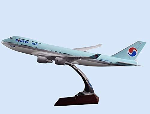 A 47 cm-es a Boeing 747-Es Repülőgép Modell a Korean Air Repülőgép Modell Korea Légi Útvonalak Airbus Korea B747 Statikus