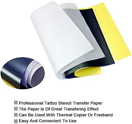 Tetoválás Gyakorlat Bőr Transzfer Papír - Gakonp 15pcs 8×6 kétoldalas Hamis Bőr 35pcs Átutalás Stencil Papír