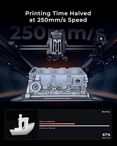 Creality Ender 5 S1 3D-s Nyomtató Frissítés: 250mm/s Nyomtatási Sebesség, 300°C-ig Magas Hőmérsékletű Fúvóka Közvetlen hajtás Extruder,