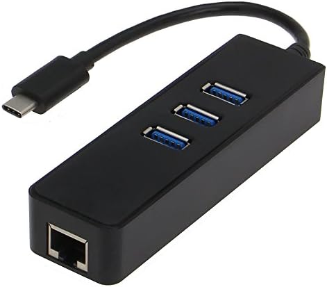 SEDNA - 3 Port USB 3.1 (Gen 1) Hub + Giga LAN Adapter C Típusú Kábel Új MAC Könyvet, PC
