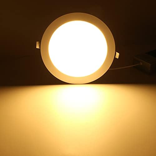 Esbaybulbs 7 Hüvelykes Ultra-Vékony Süllyesztett LED Mennyezeti Lámpa 1 Db