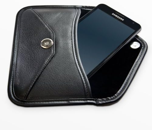 BoxWave Esetben Kompatibilis a Coolpad Örökölt S (a bíróság által BoxWave) - Elite Leather Messenger, Táska, műbőr tok Boríték Design