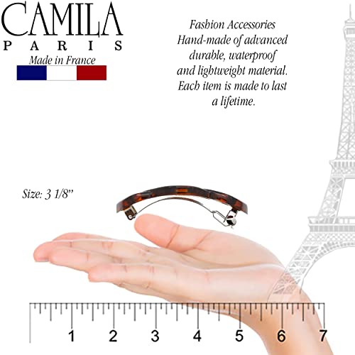 Camila Párizs CP2425 francia Haj Hajcsat a Nők Sűrű Haj, Haj Klip teknőspáncél, Erős tartás Tartás Csatot Haj Klipek a Nők, Nem Csúszik