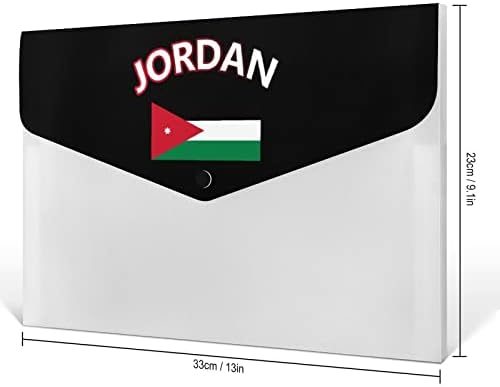 Zászló Jordan A4-es Mappa 6 Zsebbel, egy mappában Szervező Vízálló Dokumentum Mappa