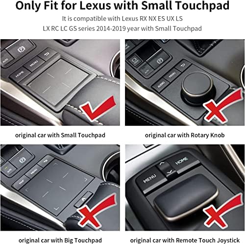 Az út Felső Vezeték nélküli Carplay Retrofit Készlet Dekódoló Lexus NX RX van ES GS RC CT VAN LX-LC UX 2014-2019 Évben Kis Touchpad, Támogatja