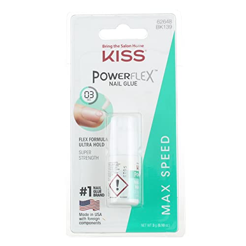 Kiss Powerflex Köröm Ragasztó 0.10 Uncia (Csomag 2)