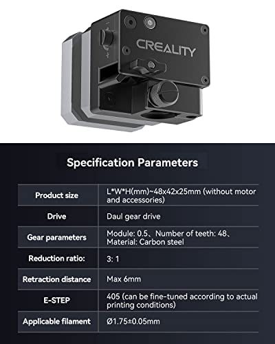 Creality E·Fit Dual hajtómű Közvetlen Extruder Készlet Ender-3 V2, 3D-s Nyomtató Bowden, valamint a Közvetlen Extruder a Léptető