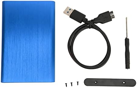 Merevlemez Ház, Nagy Hőleadás USB 3.0 Meghajtó Szabad Merevlemez Esetében 2,5 Hüvelykes SSD HDD (Kék)