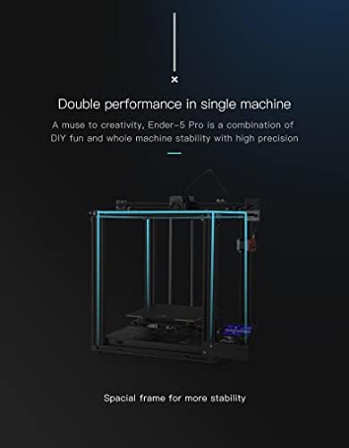 Creality Ender 5 Pro 3D-s Nyomtató, Korszerűsített 32 bit V4.2.2 Néma Mainboard, Nagy DIY FDM Nyomtatás a Nyomtatás Folytatásához,