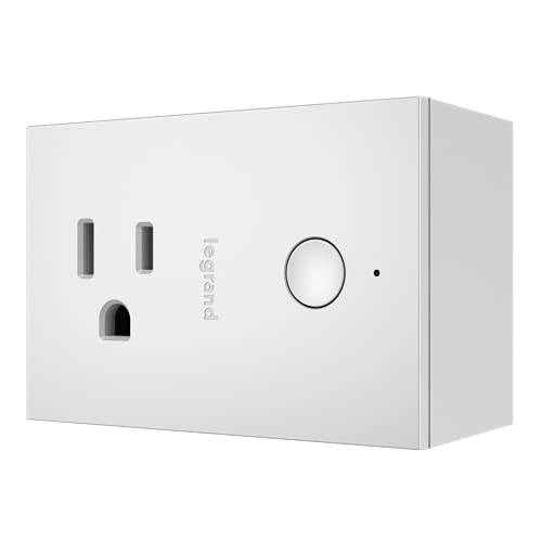 Legrand Sugárzó® Smart Plug-in Kapcsoló Netatmo, Kompatibilis Alexa, a Google Asszisztens & Apple HomeKit, Fehér, WNP10