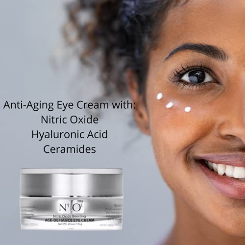 N1O1 Nitrogén-Oxid Anti Aging Eye Cream | hialuronsav, Komplex Peptid, Ceramidok, Kollagén & Elasztin Fellendítése, Pórus Minimalizál,