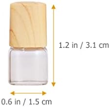 SOLUSTRE Cseppentő Üveg 10db illóolaj Roller Üveg Roll - on Parfümös Üveget Utazási Méretű Palack Refillilable Kozmetikai Üveg Üveg Üveg Görgős,